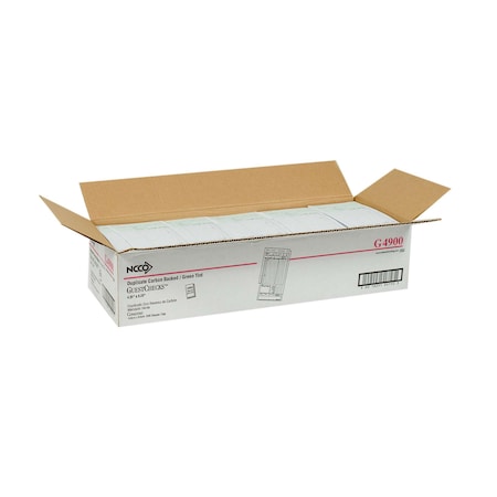 National Checking 2 Part Carbon Green Tint 16 Line Guest Check 50 Checks, PK50 G4900